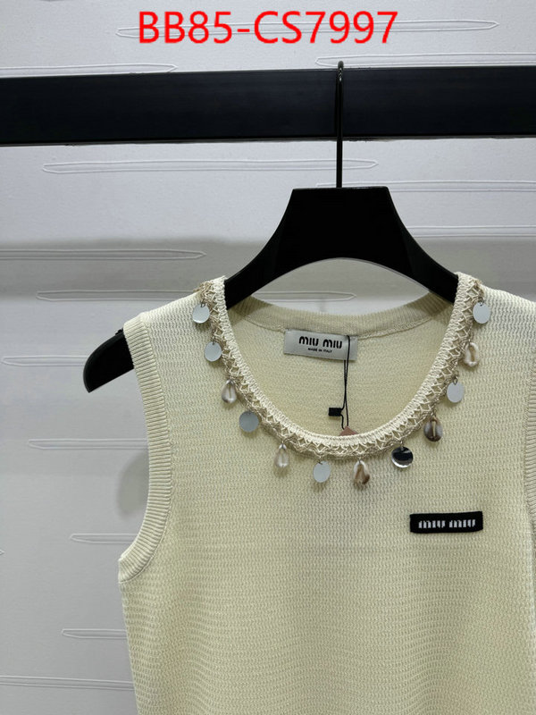 Clothing-MIU MIU sale outlet online ID: CS7997 $: 85USD
