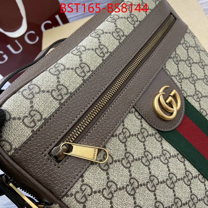 Gucci Bags(TOP)-Crossbody- where to buy high quality ID: BS8144 $: 165USD,