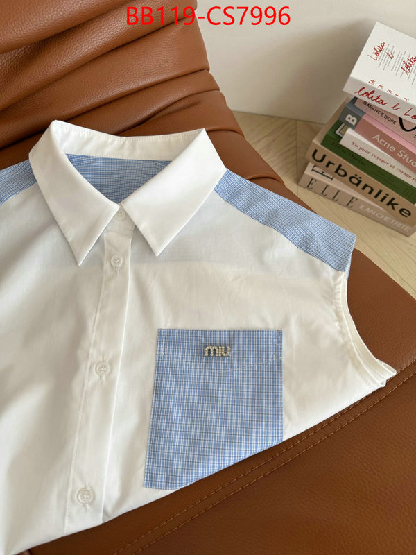 Clothing-MIU MIU we provide top cheap aaaaa ID: CS7996 $: 119USD