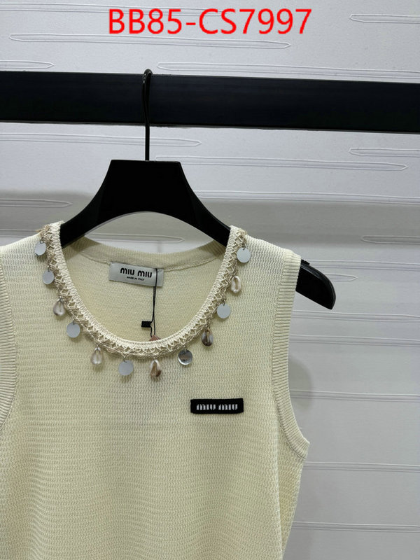 Clothing-MIU MIU sale outlet online ID: CS7997 $: 85USD