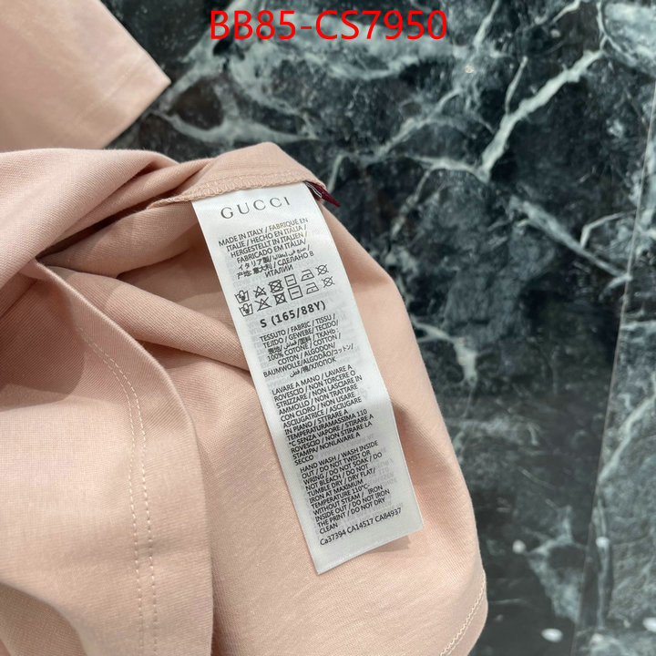 Clothing-Gucci fashion replica ID: CS7950 $: 85USD