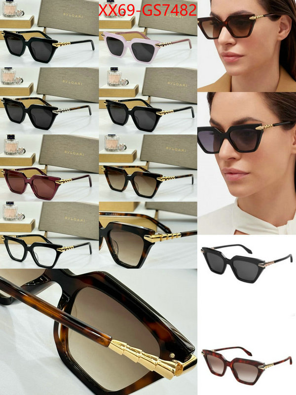 Glasses-Bvlgari top quality fake ID: GS7482 $: 69USD
