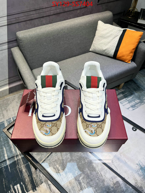 Men Shoes-Gucci what's the best to buy replica ID: SS7404 $: 129USD