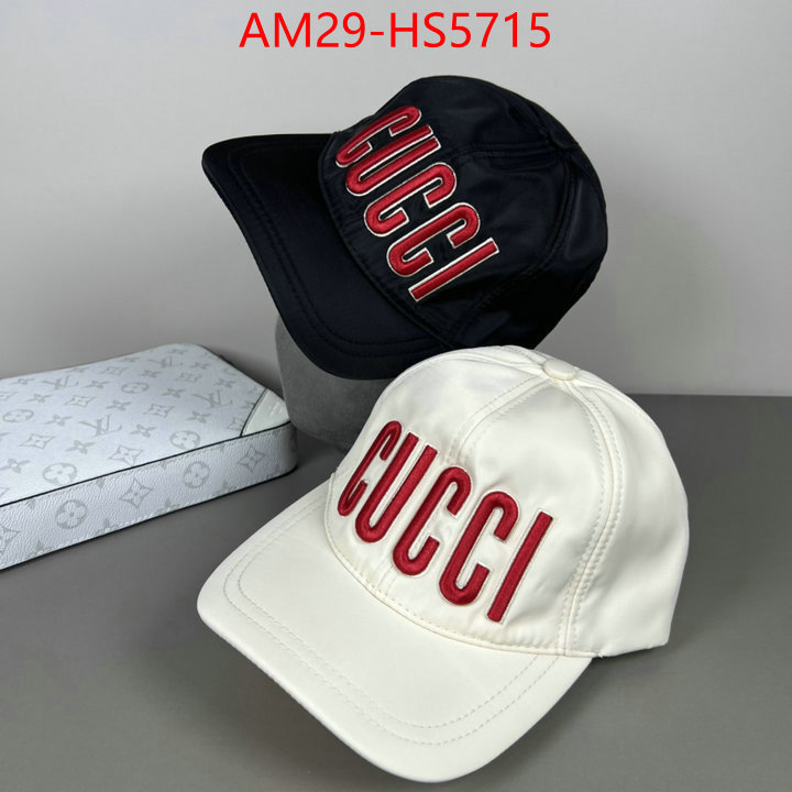 Cap(Hat)-Gucci designer fashion replica ID: HS5715 $: 29USD