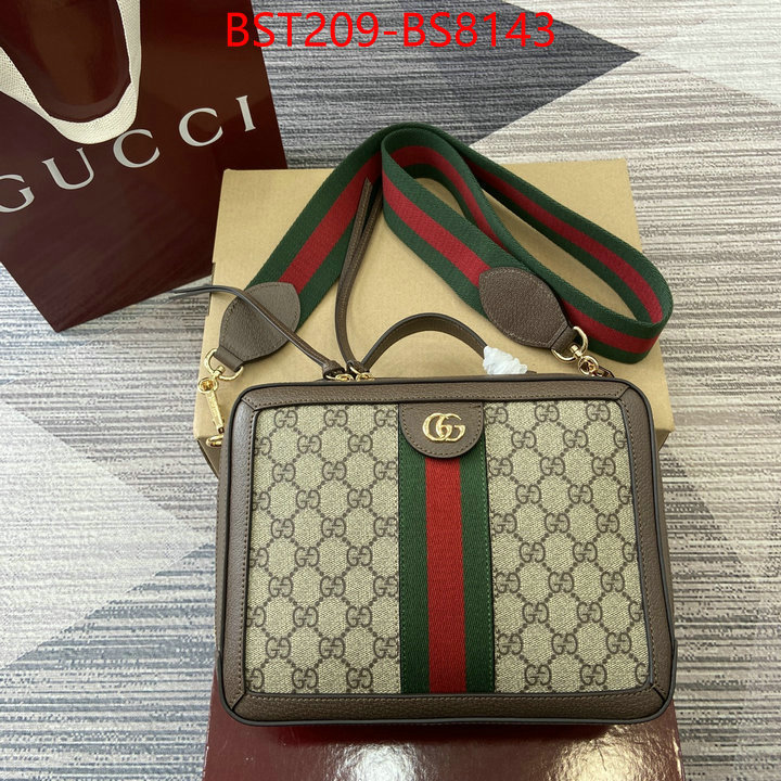 Gucci Bags(TOP)-Crossbody- high quality customize ID: BS8143 $: 209USD,