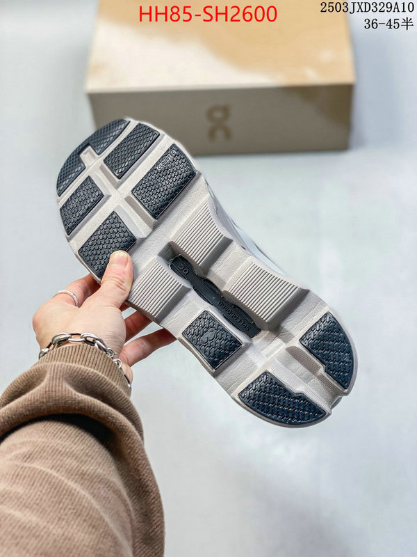Men Shoes-On Running Cloudsurfer designer wholesale replica ID: SH2600 $: 85USD