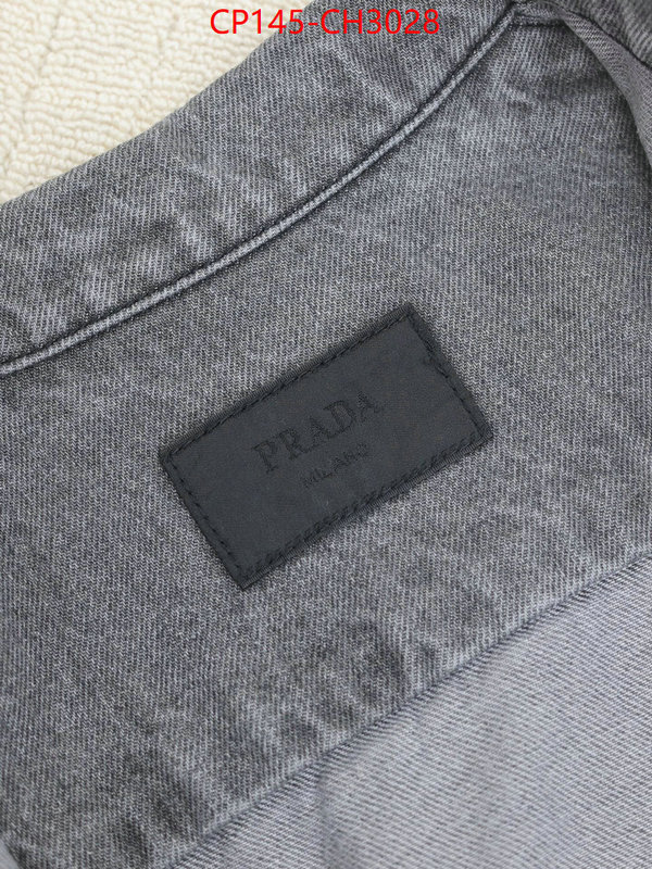 Clothing-Prada buy cheap replica ID: CH3028 $: 145USD