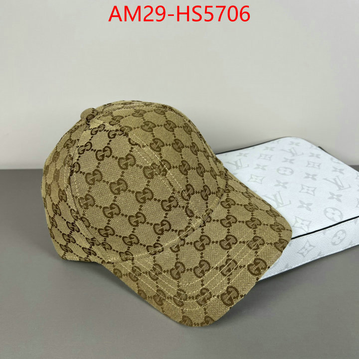 Cap(Hat)-Gucci wholesale sale ID: HS5706 $: 29USD