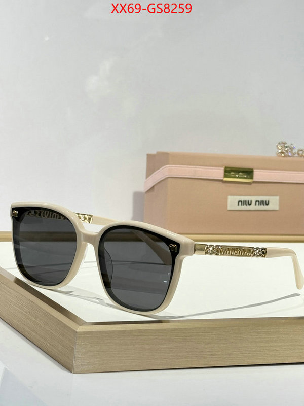 Glasses-Miu Miu aaaaa+ replica designer ID: GS8259 $: 69USD
