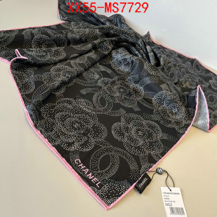 Scarf-Chanel top quality website ID: MS7729 $: 55USD