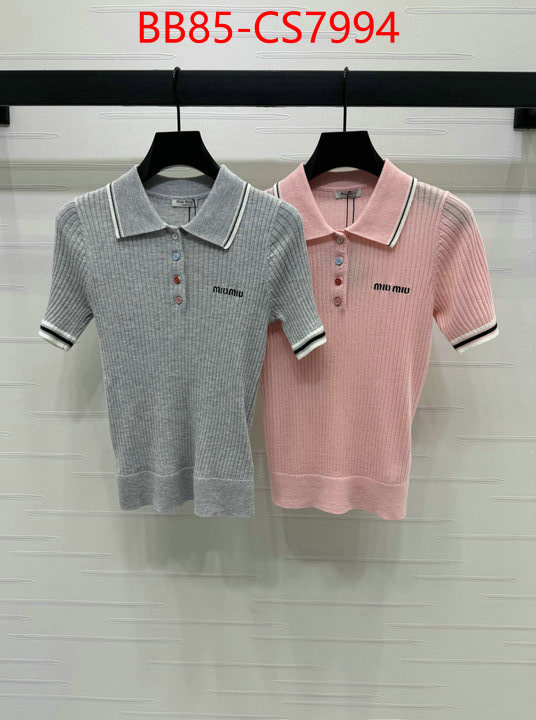 Clothing-MIU MIU buy best high-quality ID: CS7994 $: 85USD