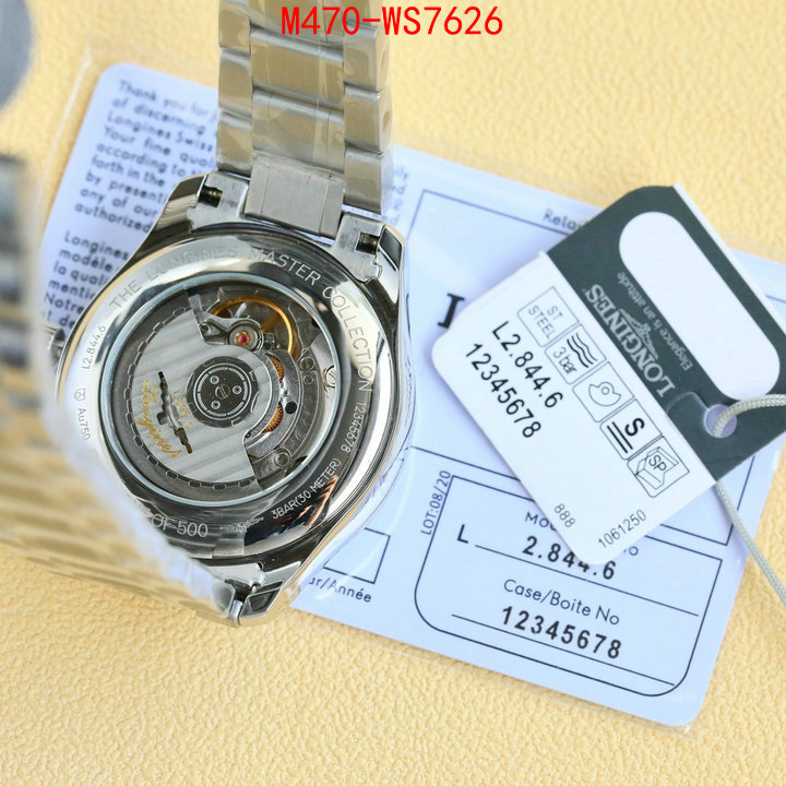 Watch(TOP)-Longines how to start selling replica ID: WS7626 $: 470USD