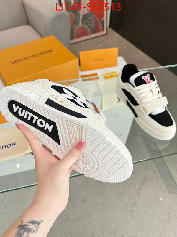 Men Shoes-LV luxury fashion replica designers ID: SS7513 $: 145USD