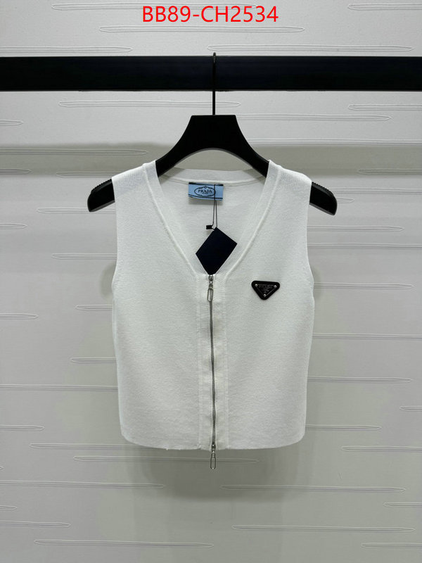 Clothing-Prada aaaaa+ replica designer ID: CH2534 $: 89USD