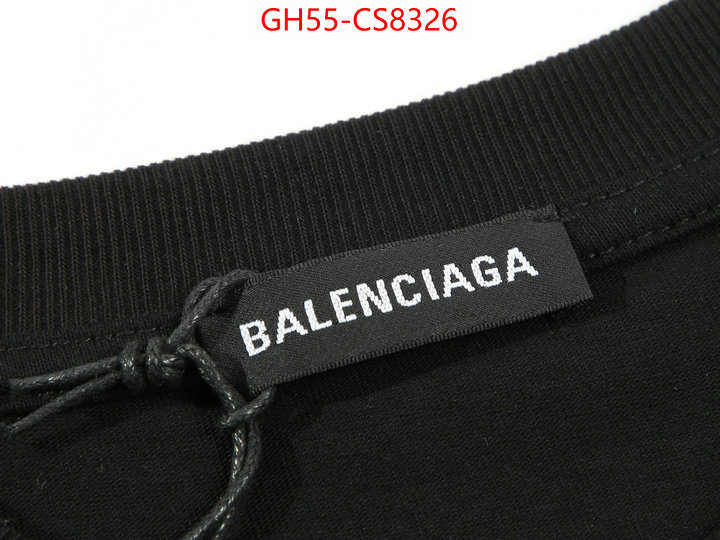 Clothing-Balenciaga wholesale replica shop ID: CS8326 $: 55USD