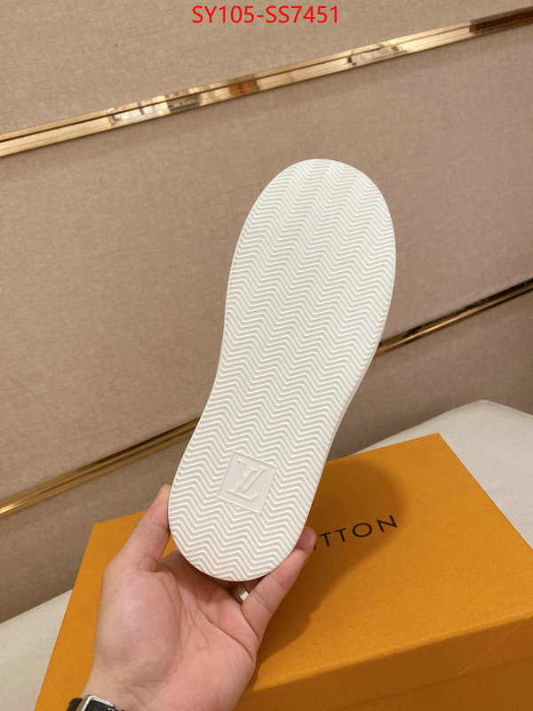 Men Shoes-LV aaaaa+ replica designer ID: SS7451 $: 105USD