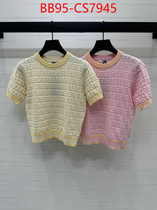 Clothing-Fendi what is a 1:1 replica ID: CS7945 $: 95USD