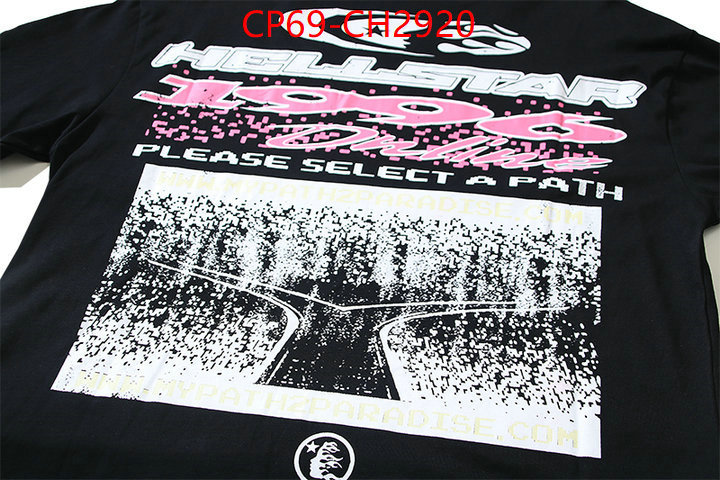 Clothing-Hellstar brand designer replica ID: CH2920 $: 69USD