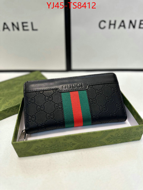 Gucci Bags(4A)-Wallet- cheap replica ID: TS8412 $: 45USD,