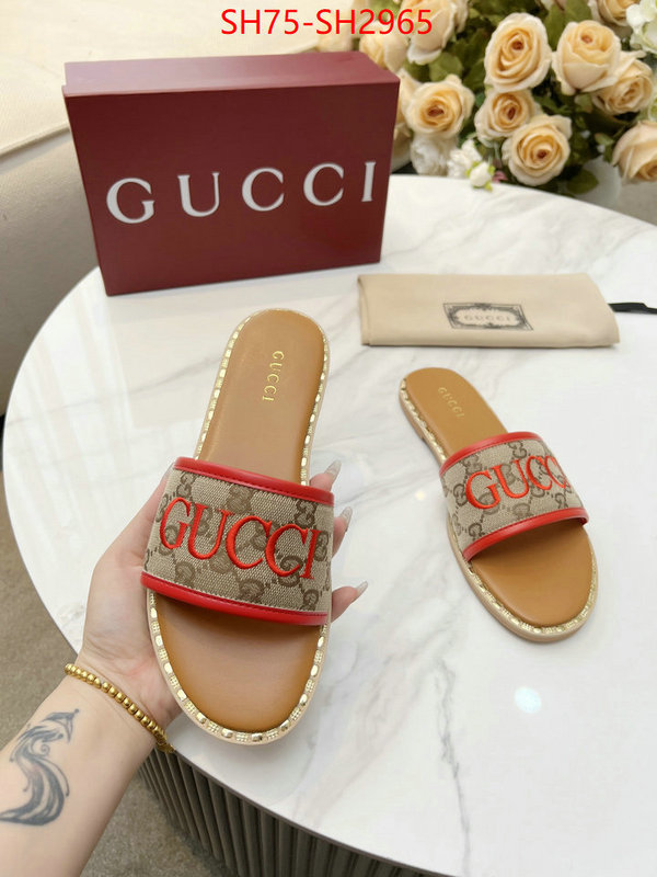 Women Shoes-Gucci where should i buy to receive ID: SH2965 $: 75USD