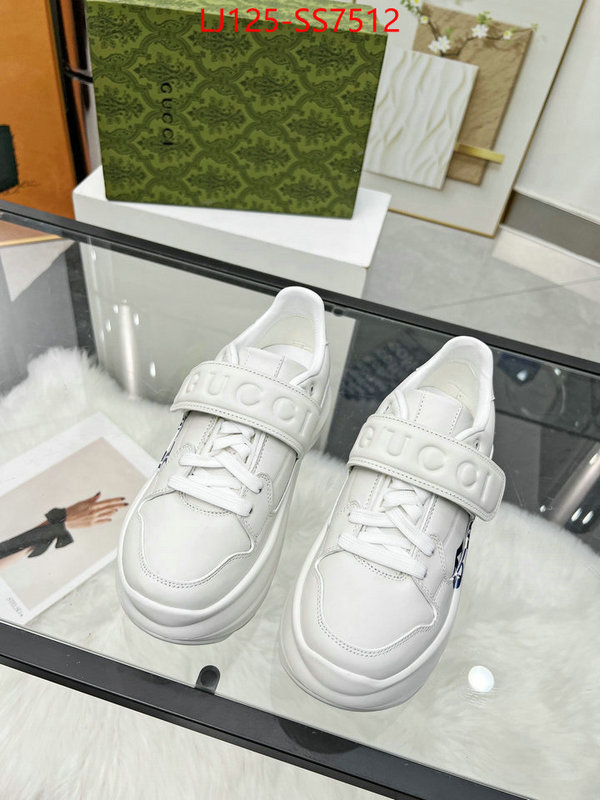 Women Shoes-Gucci how to find replica shop ID: SS7512 $: 125USD