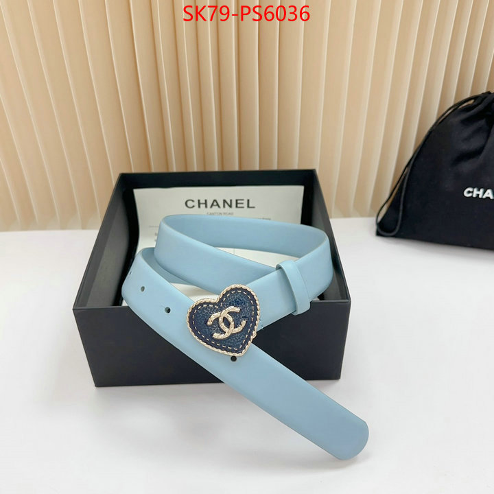 Belts-Chanel aaaaa+ replica designer ID: PS6036 $: 79USD