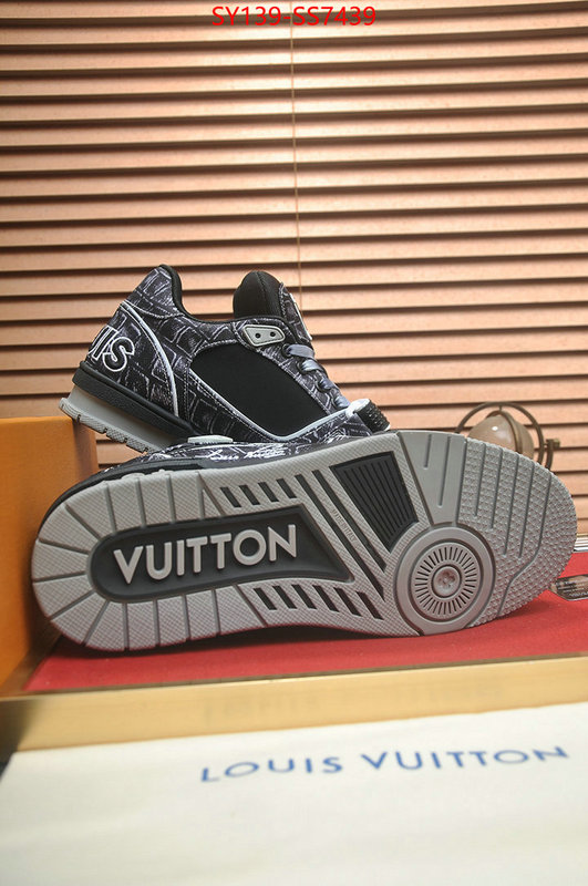 Men Shoes-LV fake high quality ID: SS7439 $: 139USD