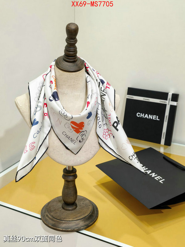 Scarf-Chanel styles & where to buy ID: MS7705 $: 69USD