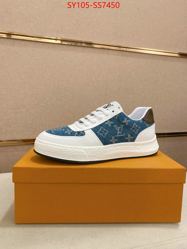 Men Shoes-LV aaaaa+ quality replica ID: SS7450 $: 105USD