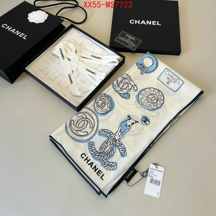 Scarf-Chanel can you buy knockoff ID: MS7723 $: 55USD