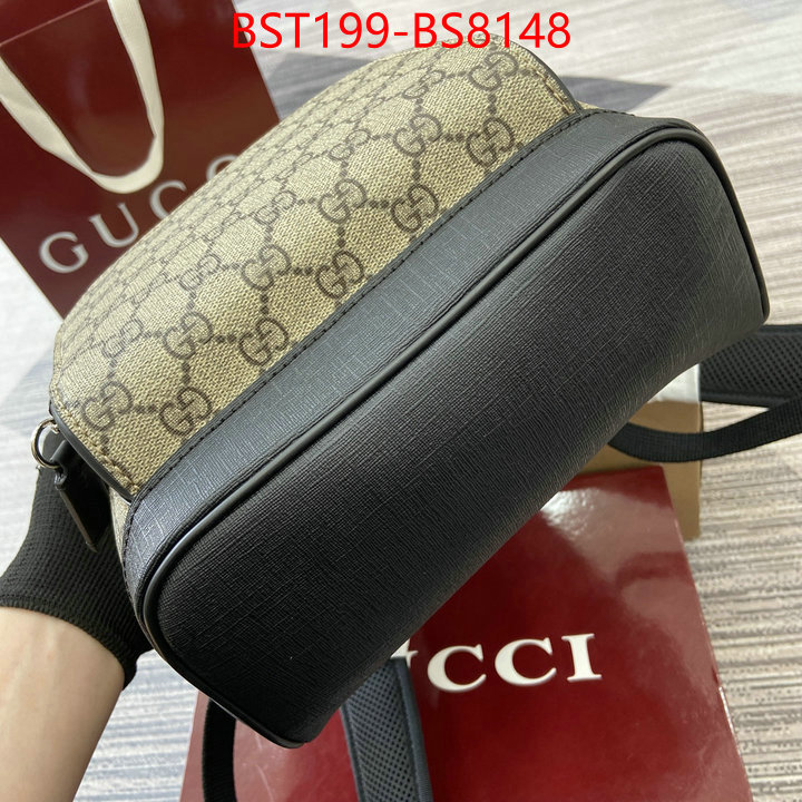 Gucci Bags(TOP)-Backpack- buy 1:1 ID: BS8148 $: 199USD,