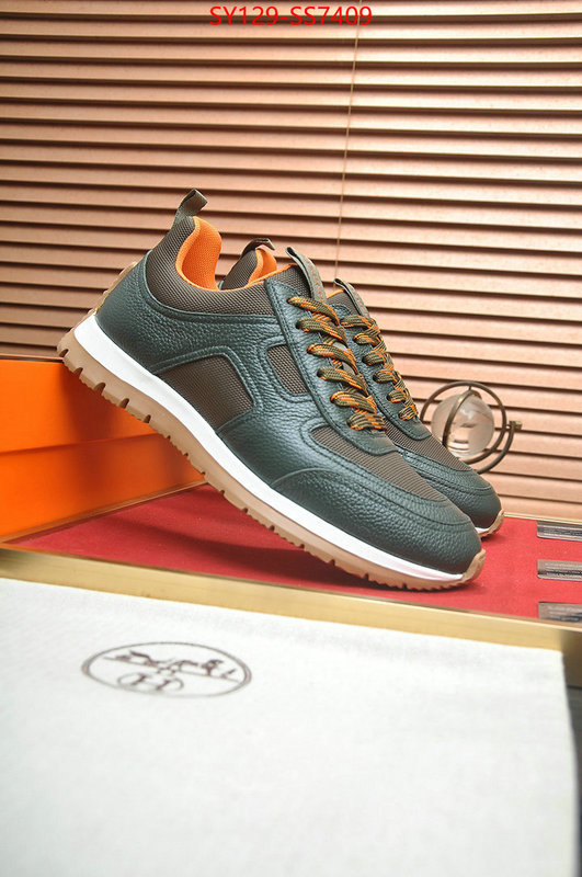Men Shoes-Hermes fake cheap best online ID: SS7409 $: 129USD