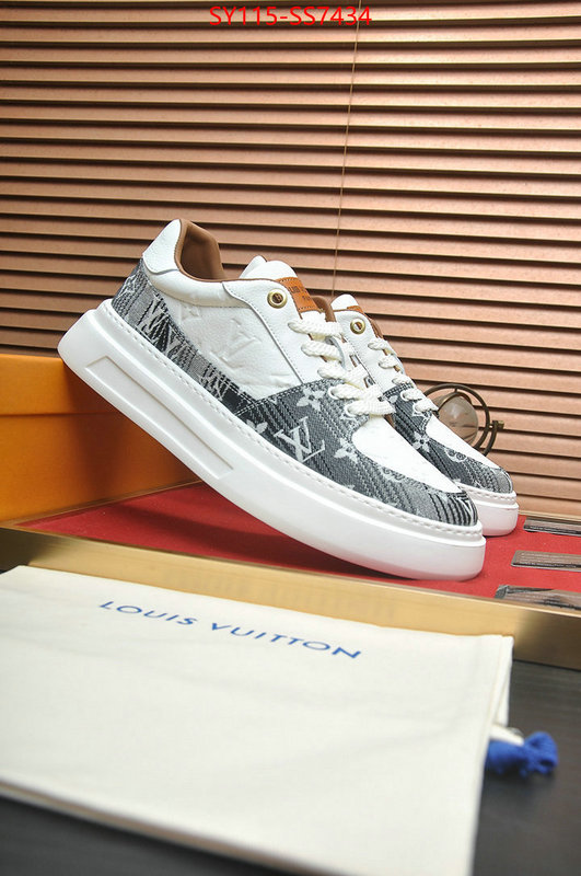 Men Shoes-LV 2024 aaaaa replica 1st copy ID: SS7434 $: 115USD