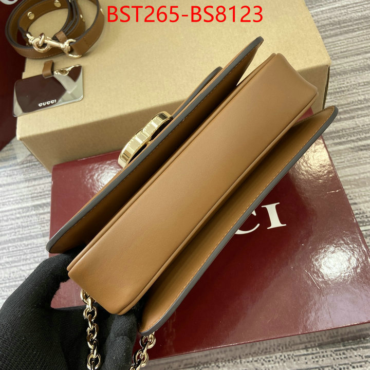 Gucci Bags(TOP)-Crossbody- fake ID: BS8123 $: 265USD,