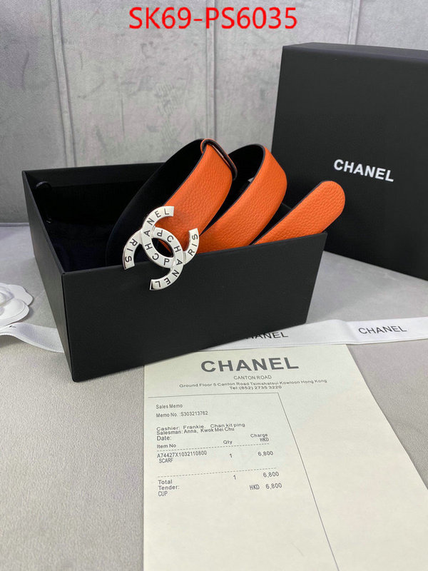 Belts-Chanel every designer ID: PS6035 $: 69USD