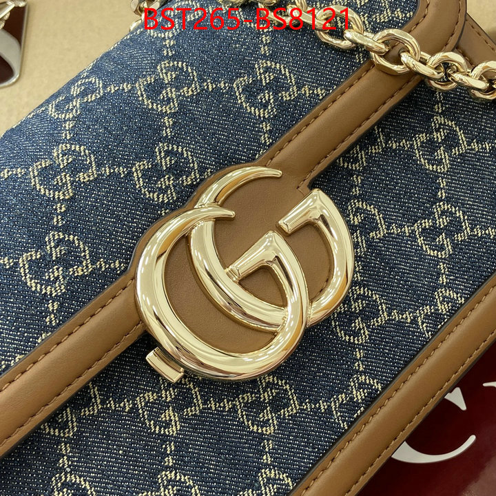 Gucci Bags(TOP)-Crossbody- top perfect fake ID: BS8121 $: 265USD,