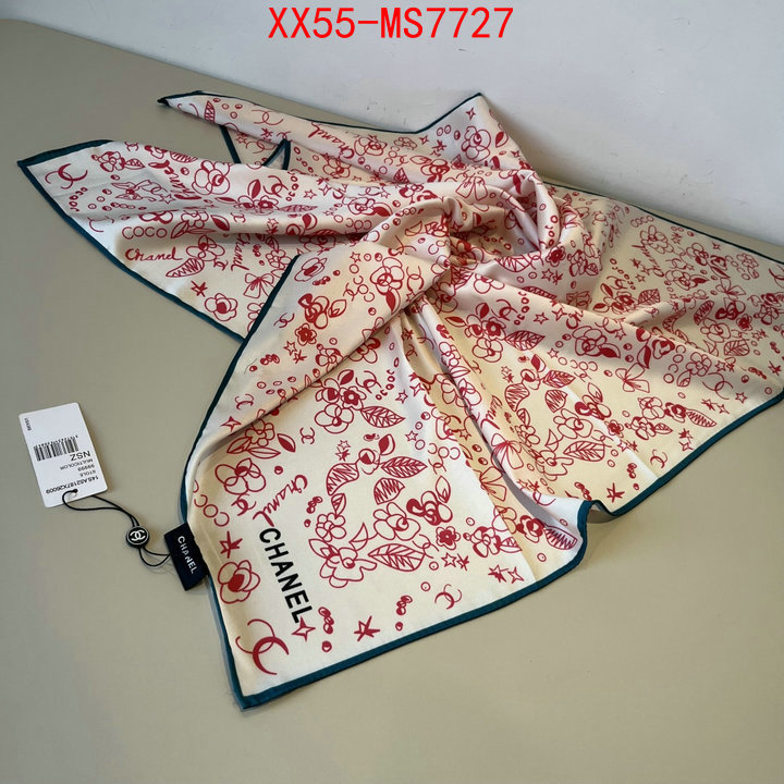 Scarf-Chanel designer ID: MS7727 $: 55USD
