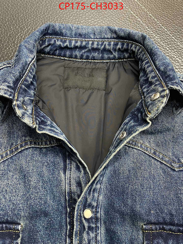 Clothing-Prada outlet sale store ID: CH3033 $: 175USD