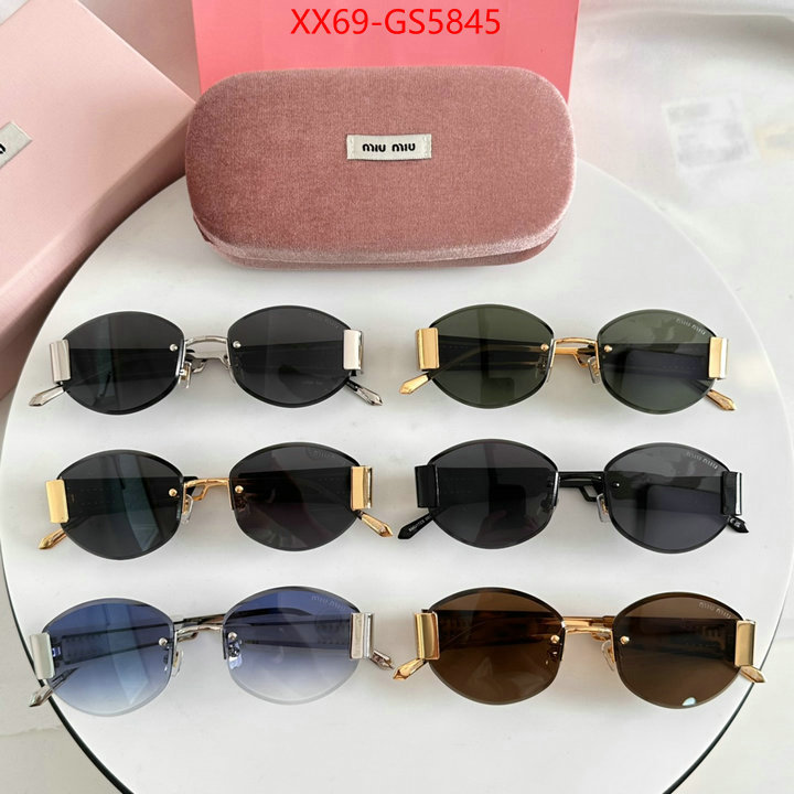 Glasses-Miu Miu designer wholesale replica ID: GS5845 $: 69USD