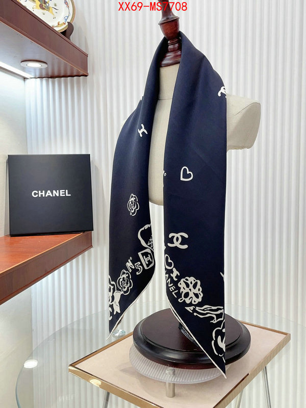 Scarf-Chanel what's the best place to buy replica ID: MS7708 $: 69USD