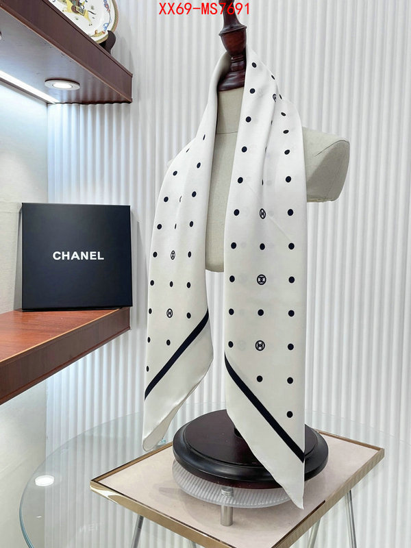 Scarf-Chanel luxury fake ID: MS7691 $: 69USD