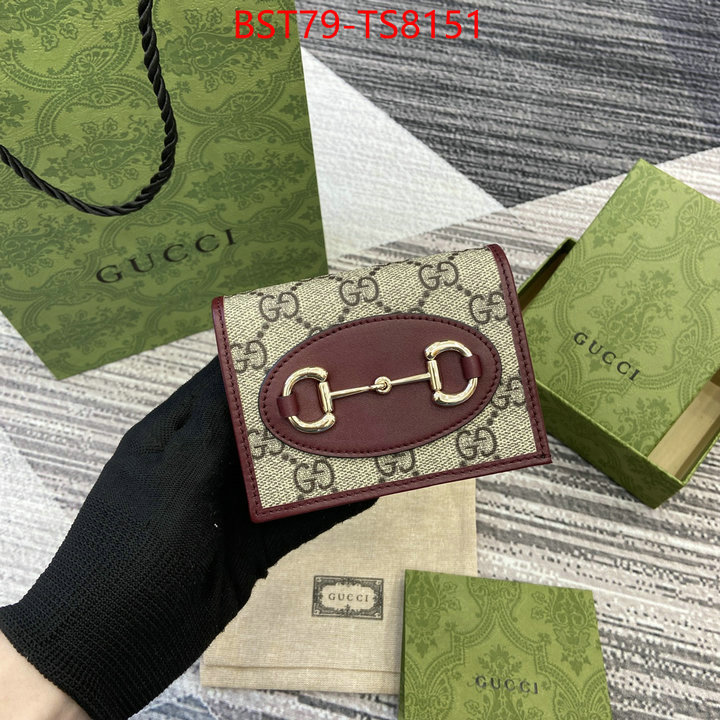 Gucci Bags(TOP)-Wallet- we curate the best ID: TS8151 $: 79USD,