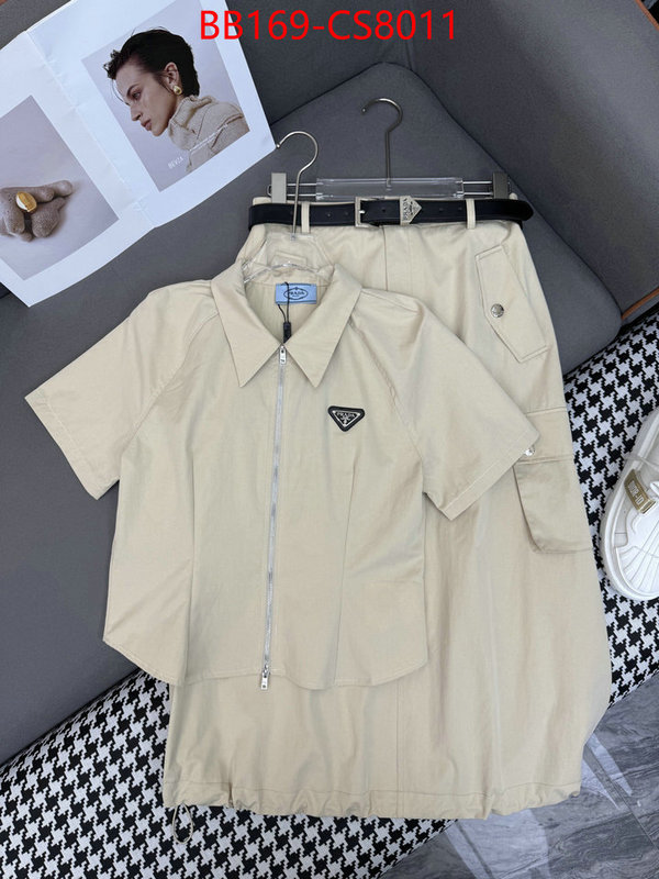 Clothing-Prada what 1:1 replica ID: CS8011 $: 169USD
