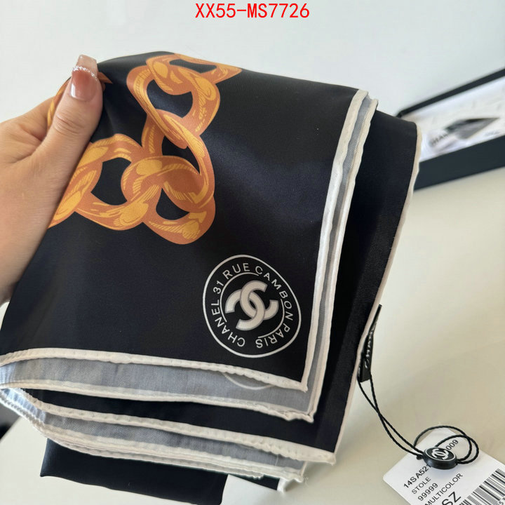 Scarf-Chanel what's the best to buy replica ID: MS7726 $: 55USD