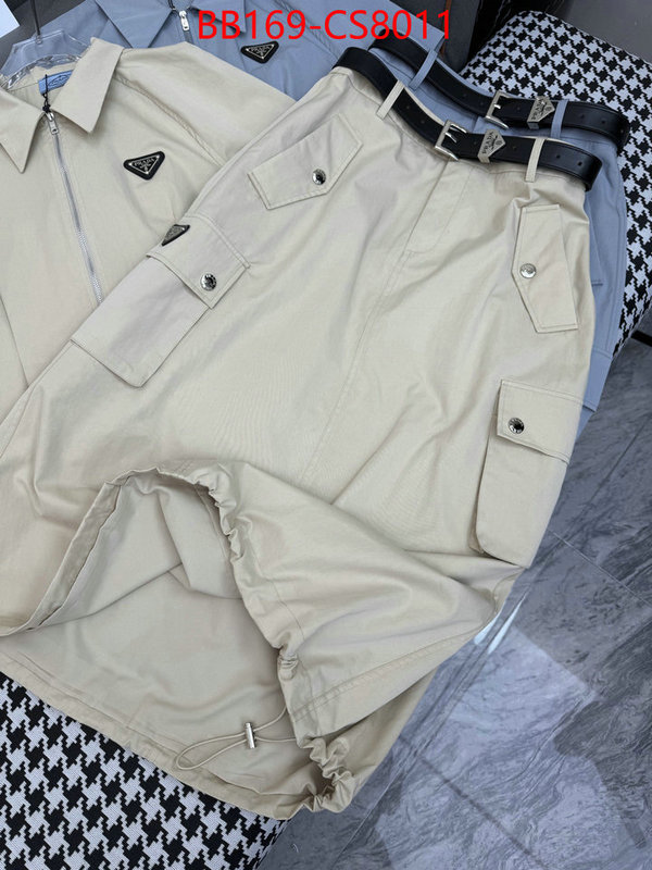 Clothing-Prada what 1:1 replica ID: CS8011 $: 169USD
