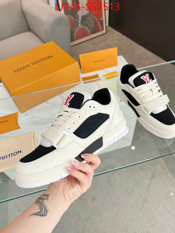 Men Shoes-LV luxury fashion replica designers ID: SS7513 $: 145USD