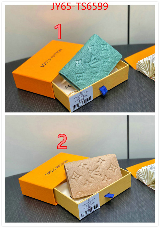 LV Bags(TOP)-Wallet designer fake ID: TS6599 $: 65USD,