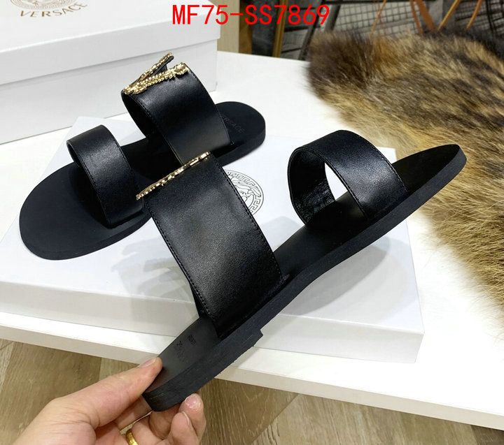 Women Shoes-Versace shop cheap high quality 1:1 replica ID: SS7869 $: 75USD