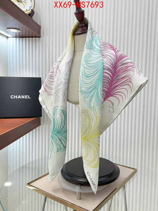 Scarf-Chanel replica designer ID: MS7693 $: 69USD