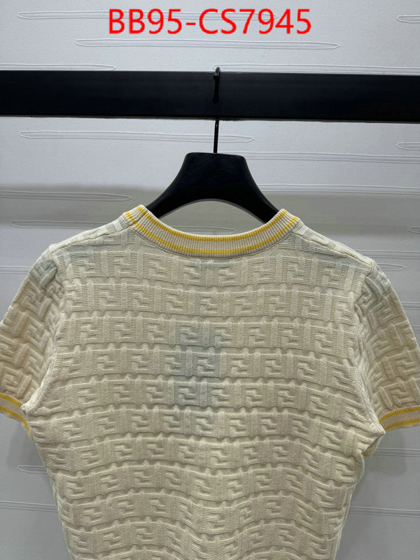 Clothing-Fendi what is a 1:1 replica ID: CS7945 $: 95USD